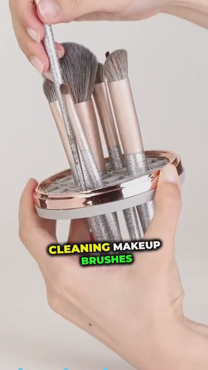 Automatische make-up borstel spoeler