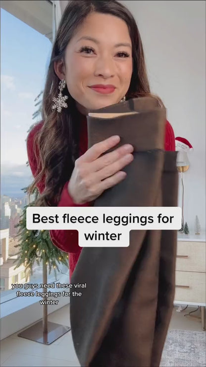 Winter fleeced leggings